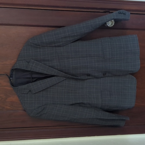 Michael Kors Two Button Gray Blazer Suit Jacket Size 44R - Picture 1 of 6
